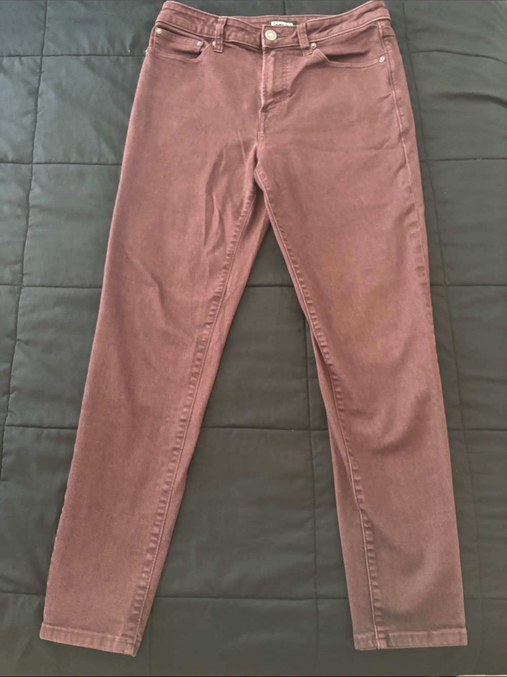 Express Men’s Skinny Jeans  in Mauve Brown 32x32